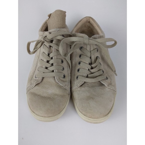 UGG Suede Leather Lace Up Sneakers Casual Flats #1005484 Womens Size US 6.5 - Picture 2 of 9